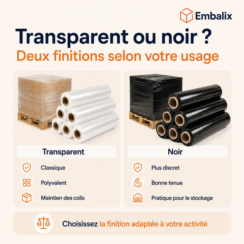 Film étirable transparent et NOIR-4